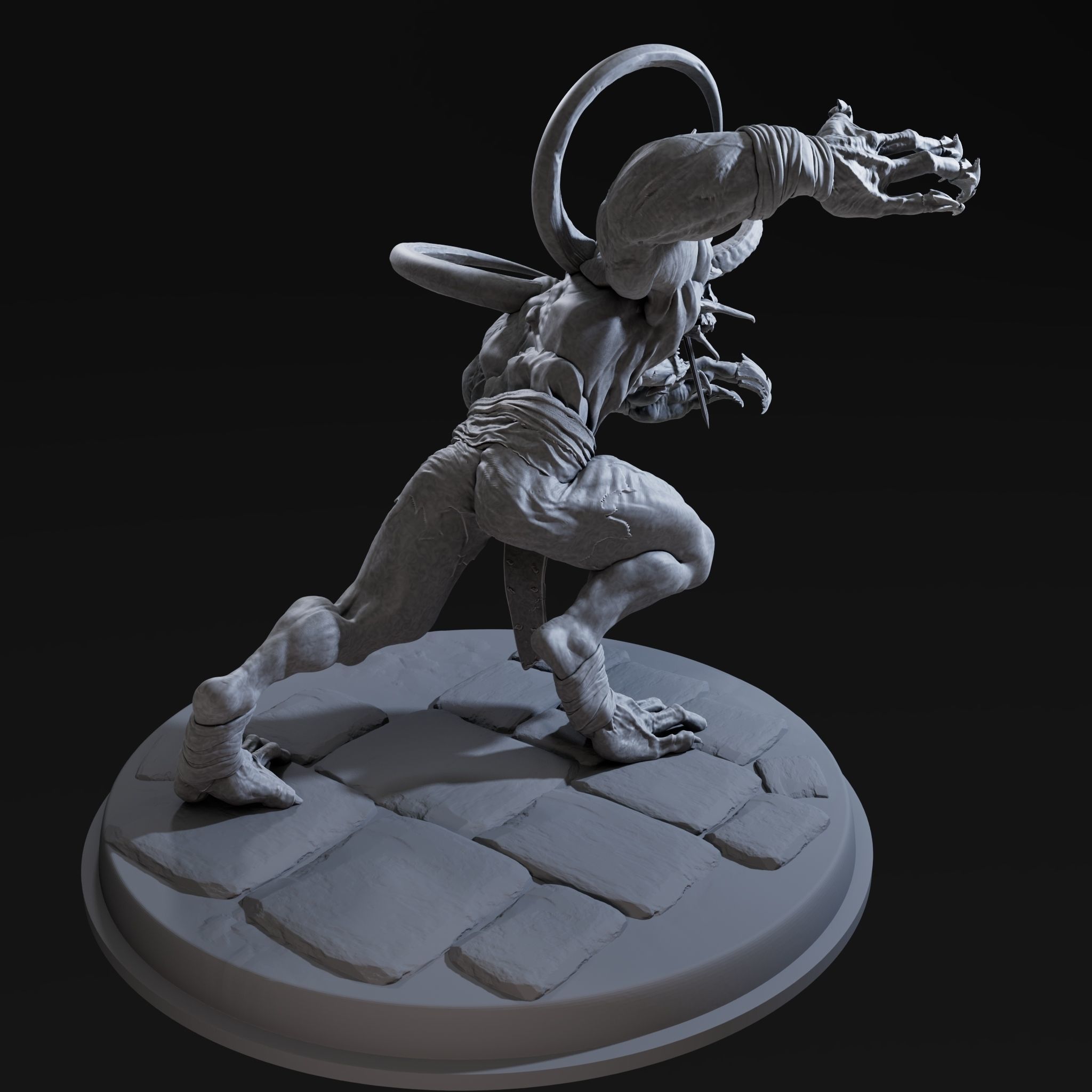 Demon High 3d Print Ready 3D print model_14