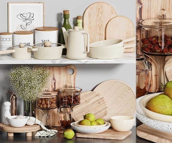 kitchen accessories VOL 111 3D model