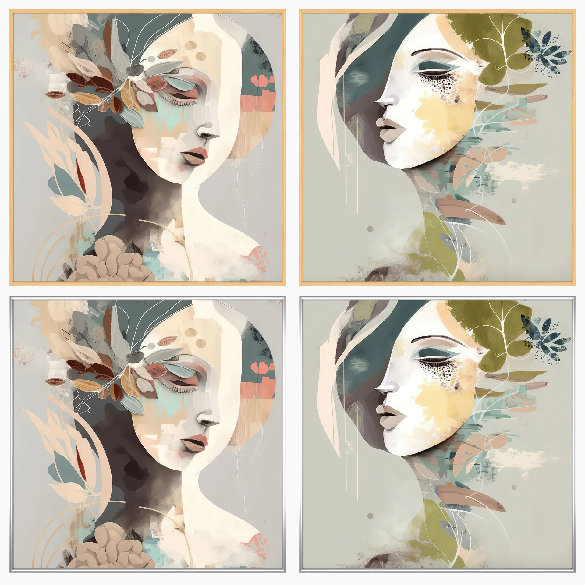 Wall Art Set 4140 3D model_2