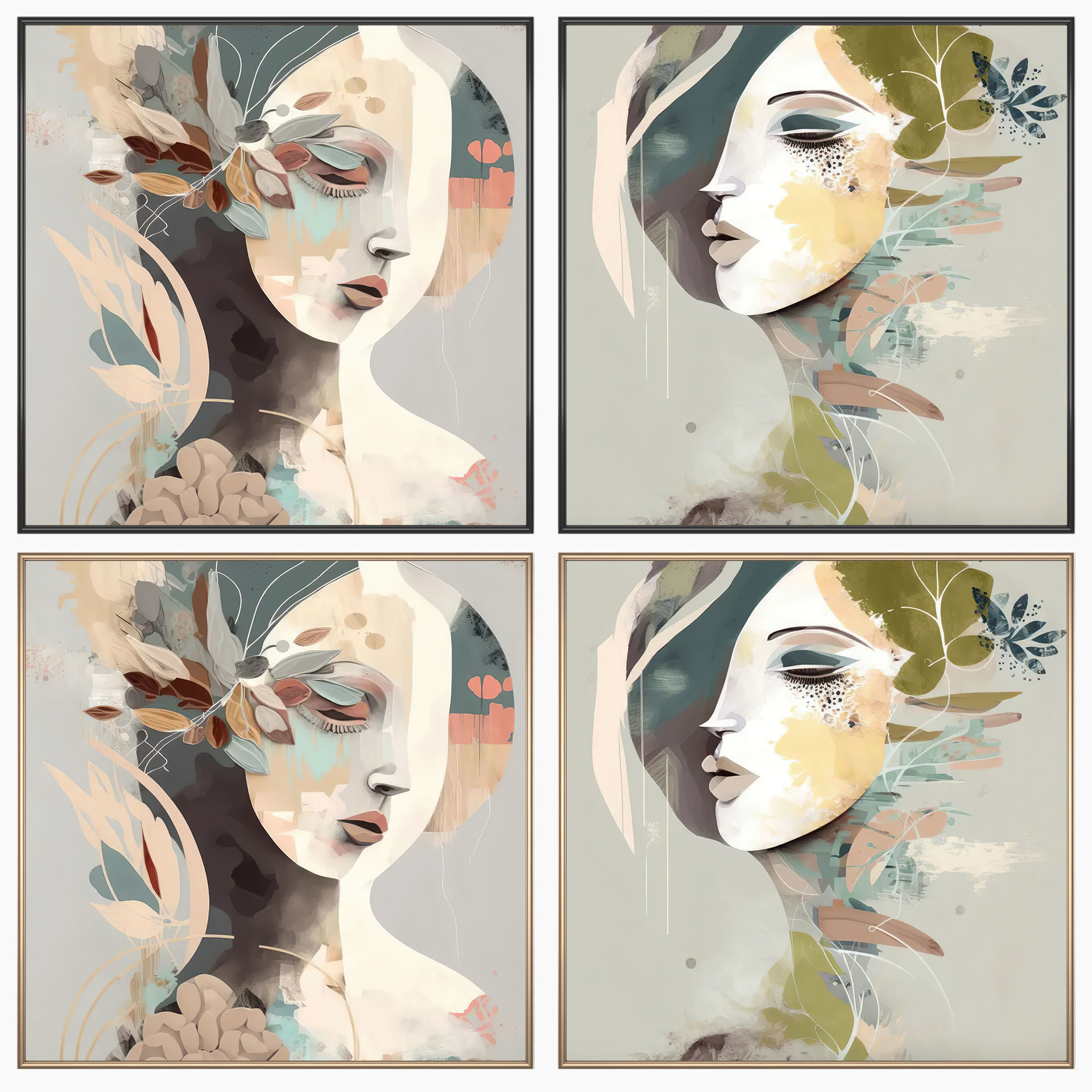 Wall Art Set 4140 3D model_1