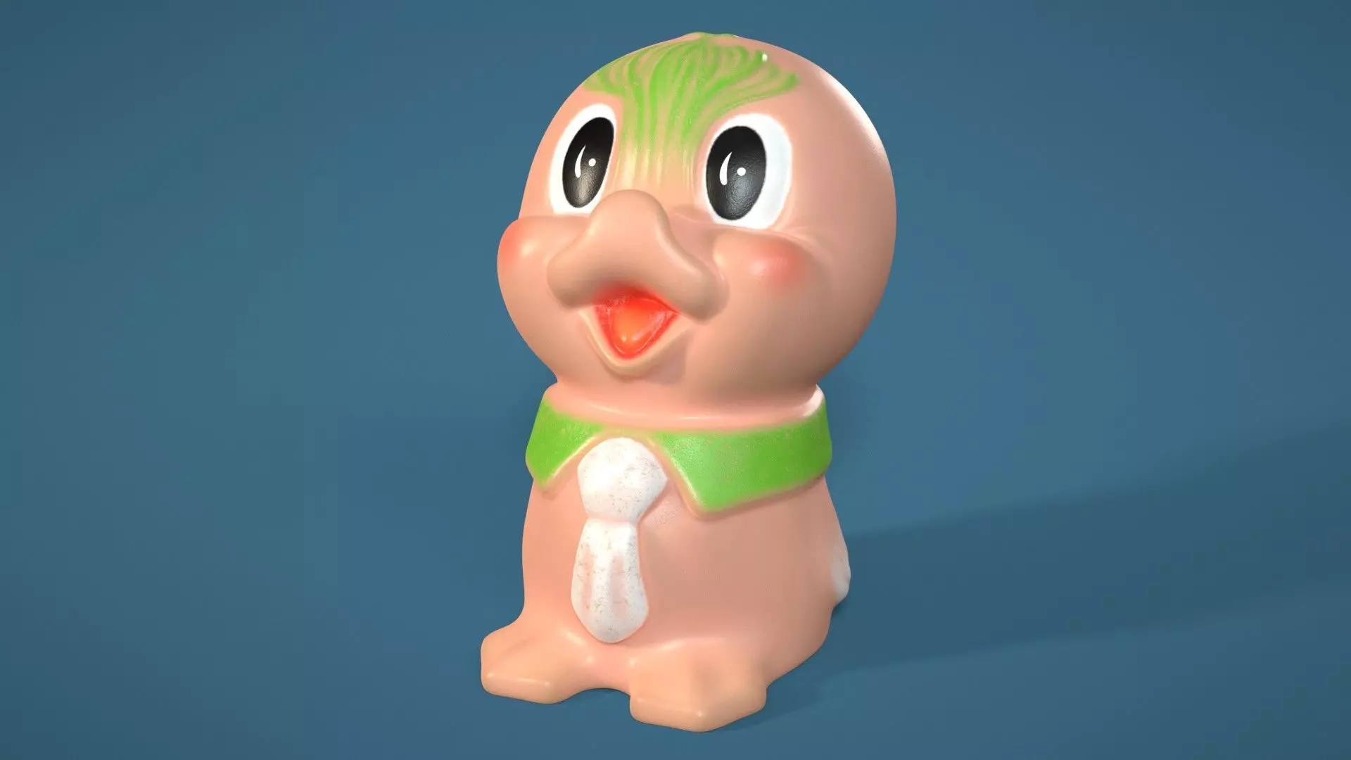 Cute Rubber Duck Toy Free 3D model