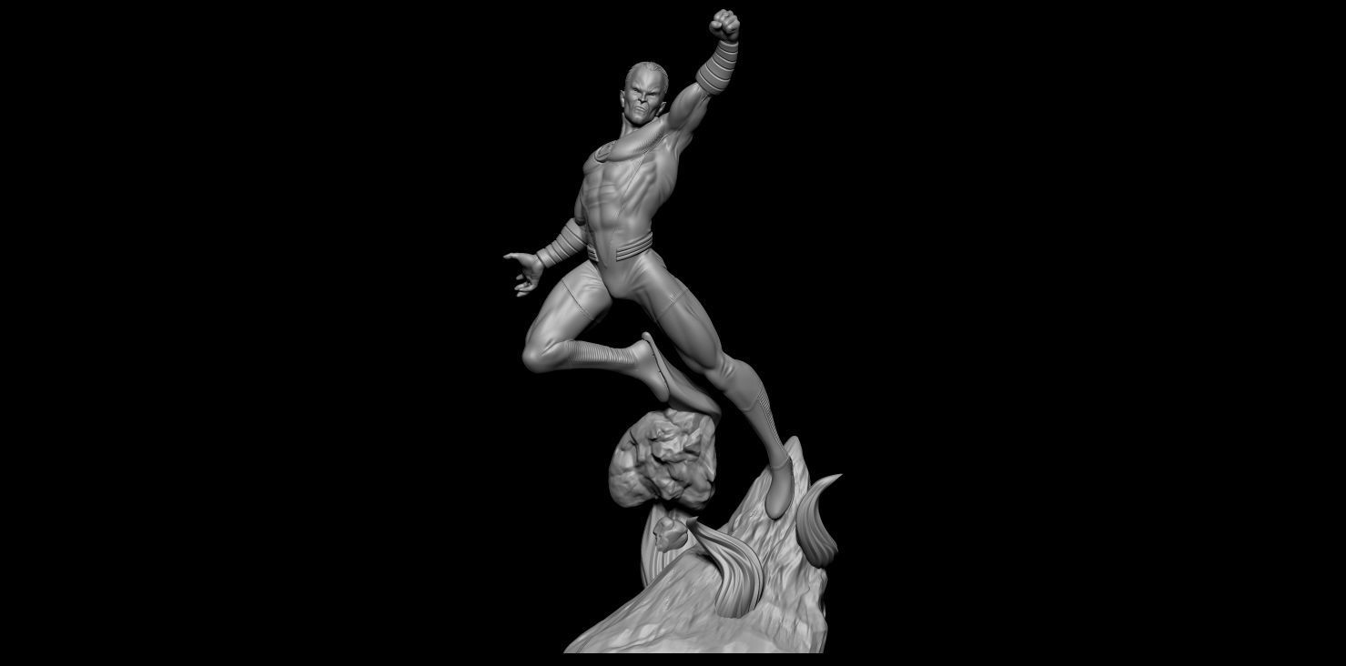 Fan Art Green Lantern Sinestro - Statue 3D print model_7