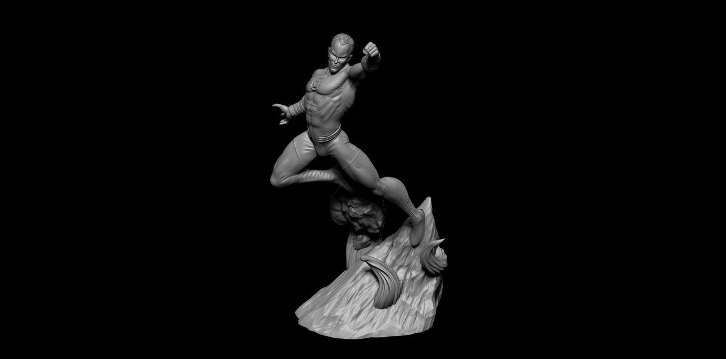 Fan Art Green Lantern Sinestro - Statue 3D print model_8