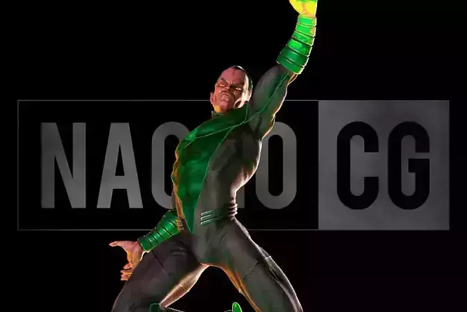 Fan Art Green Lantern Sinestro - Statue 3D print model