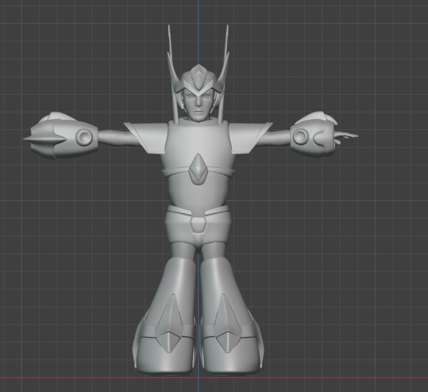 Megaman X5 Falcon Armor 3d Model  3D print model_1