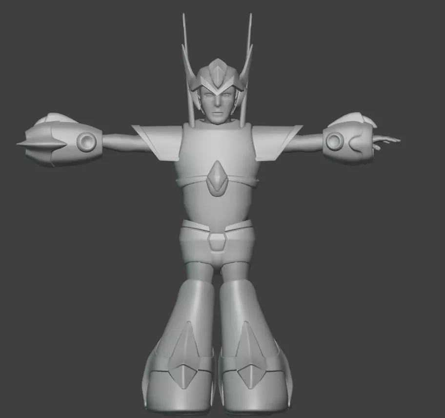 Megaman X5 Falcon Armor 3d Model  3D print model_0