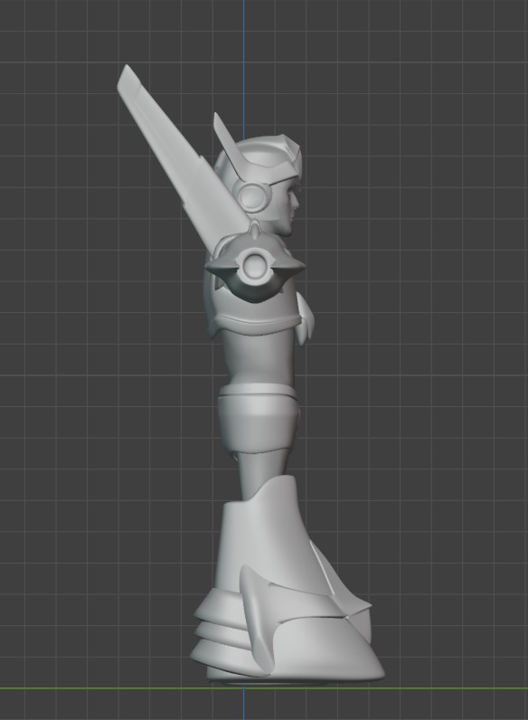 Megaman X5 Falcon Armor 3d Model  3D print model_2