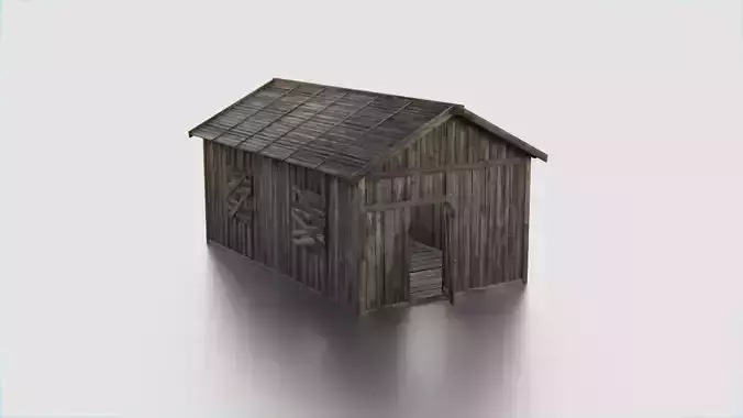 Old Wooden Medieval Building House 2