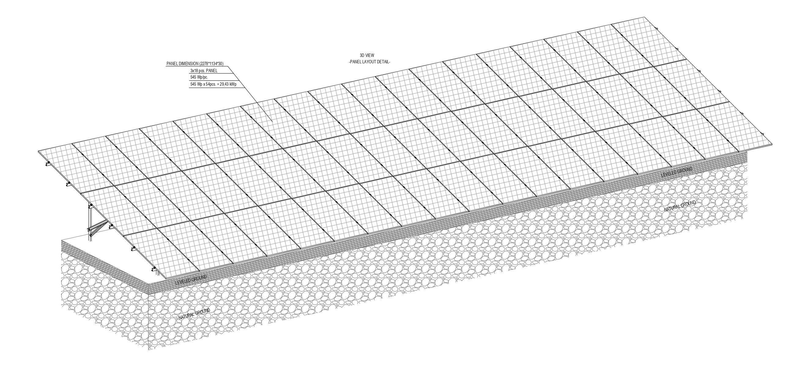647 kWp Solar Project Type 16 3D model_2