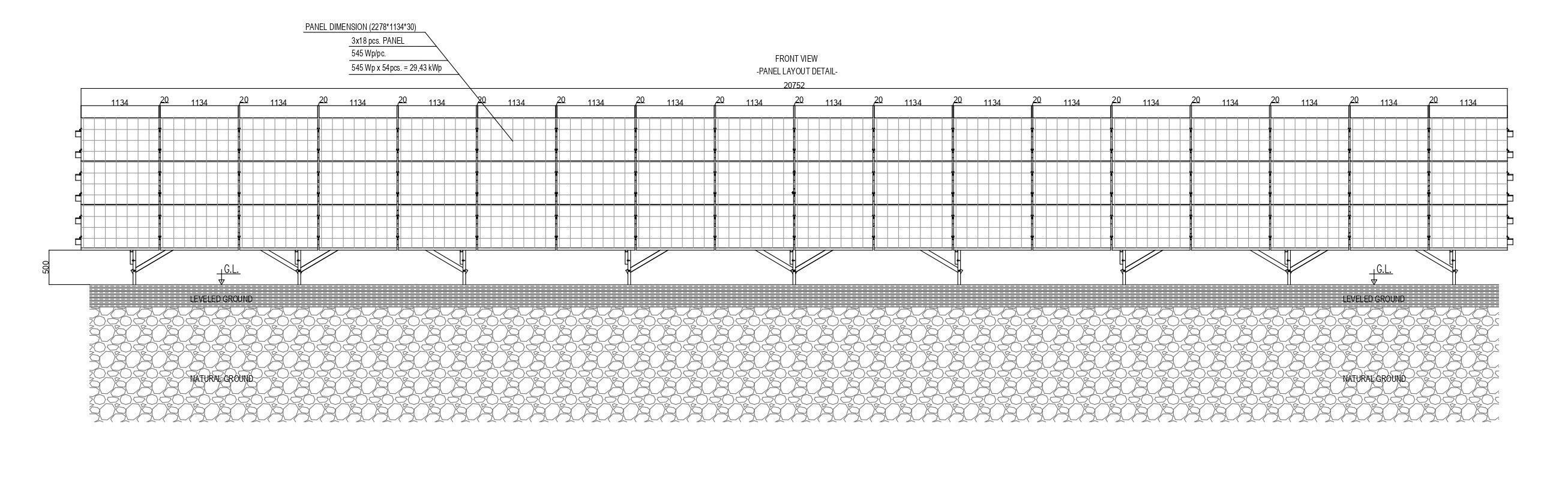 647 kWp Solar Project Type 16 3D model_5