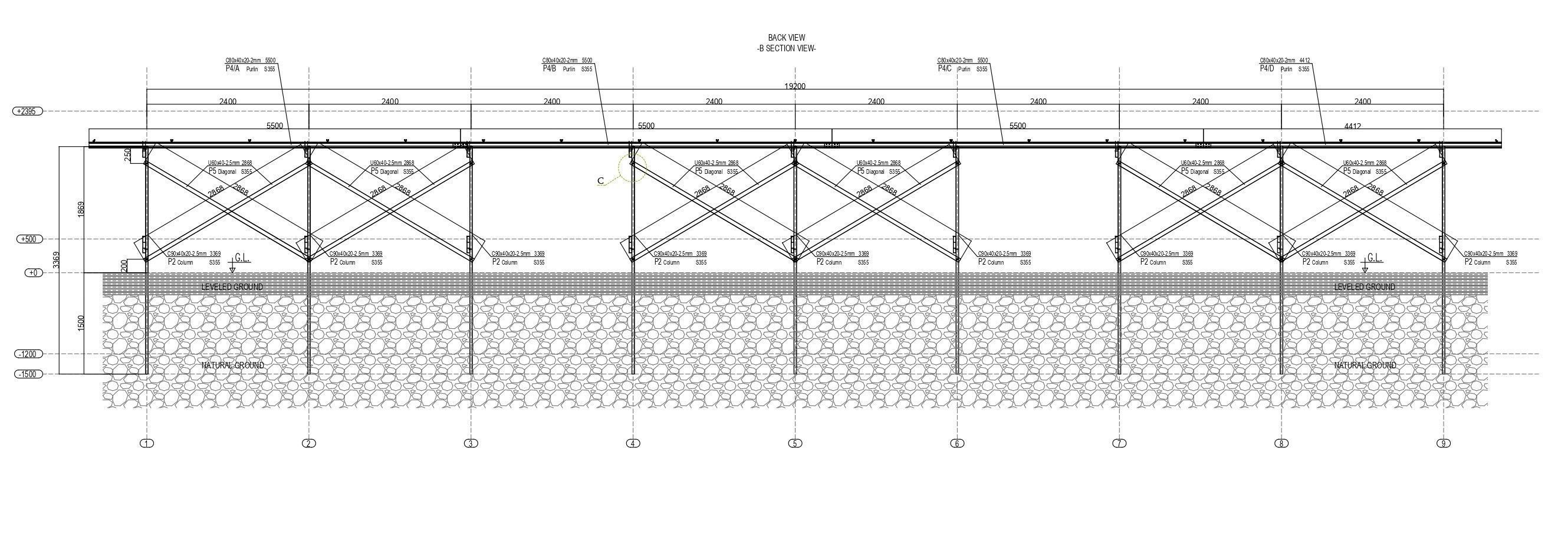 647 kWp Solar Project Type 16 3D model_7