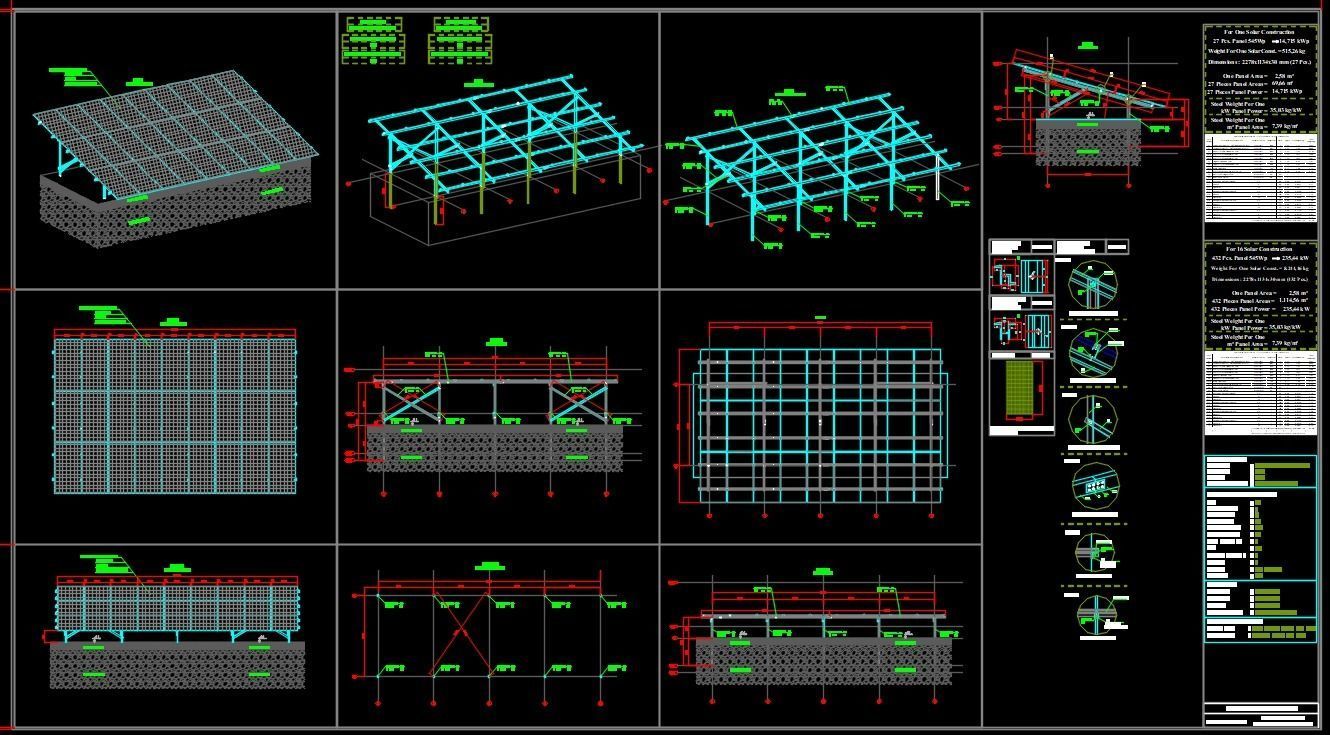 235 kWp Solar Project Type 17 3D model_12