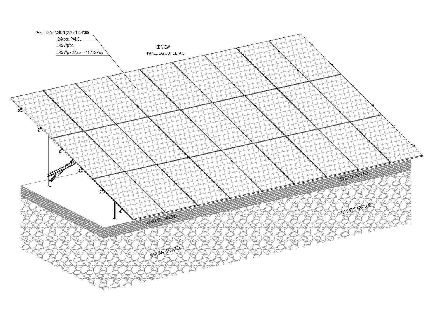 235 kWp Solar Project Type 17 3D model_2