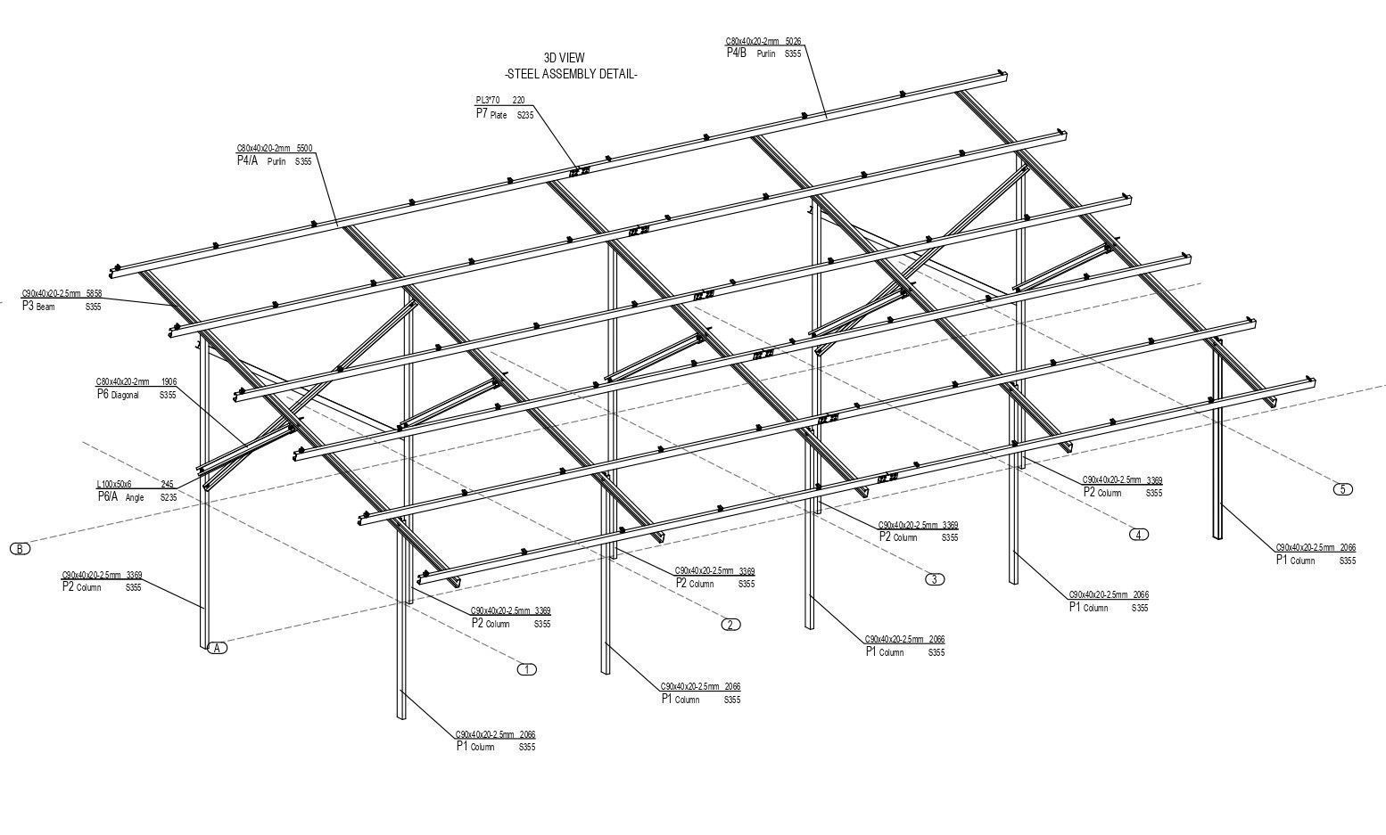 235 kWp Solar Project Type 17 3D model_9