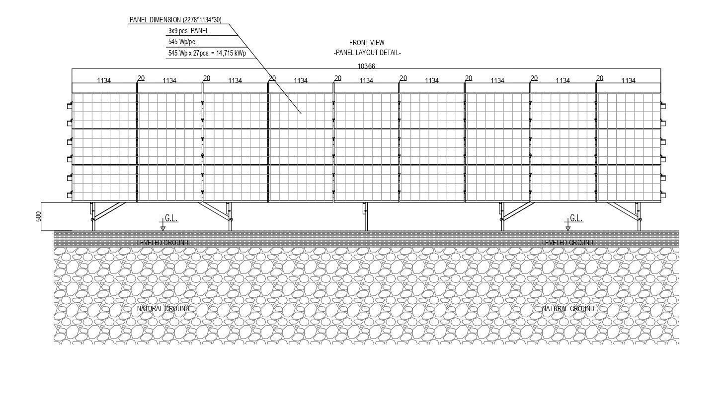 235 kWp Solar Project Type 17 3D model_5