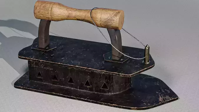 Classic Iron Machine With Texture