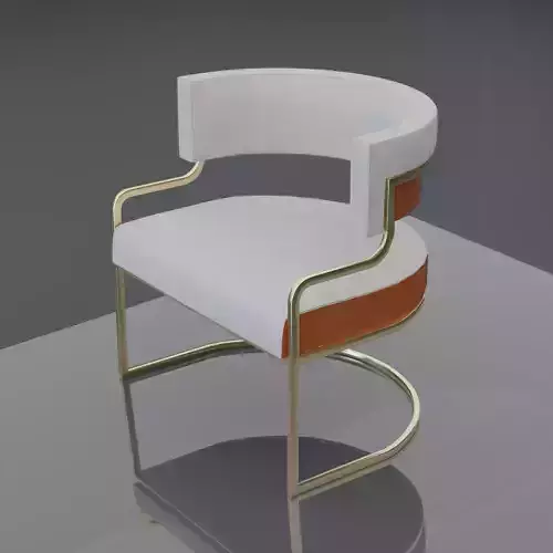 Chair Luxo Low-poly 3D model
