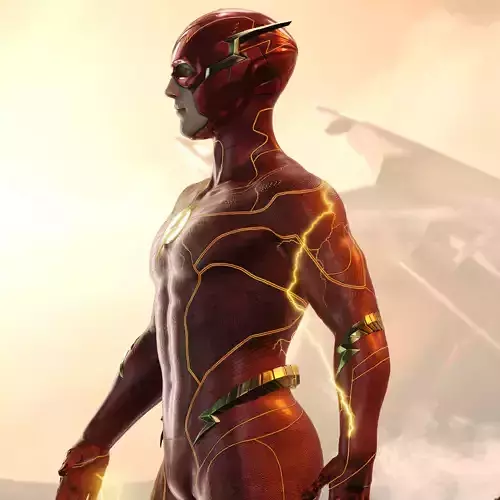 Flash 2023 Rigged 3D model Movie Accurate 3D model