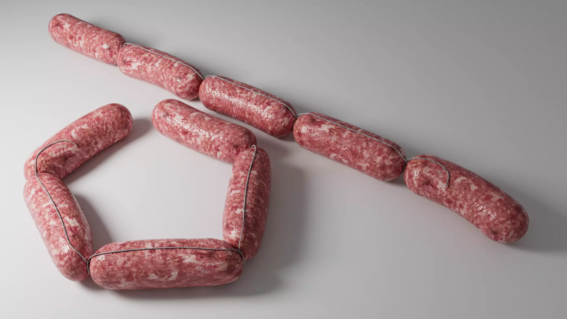 Sausage 3D model_0