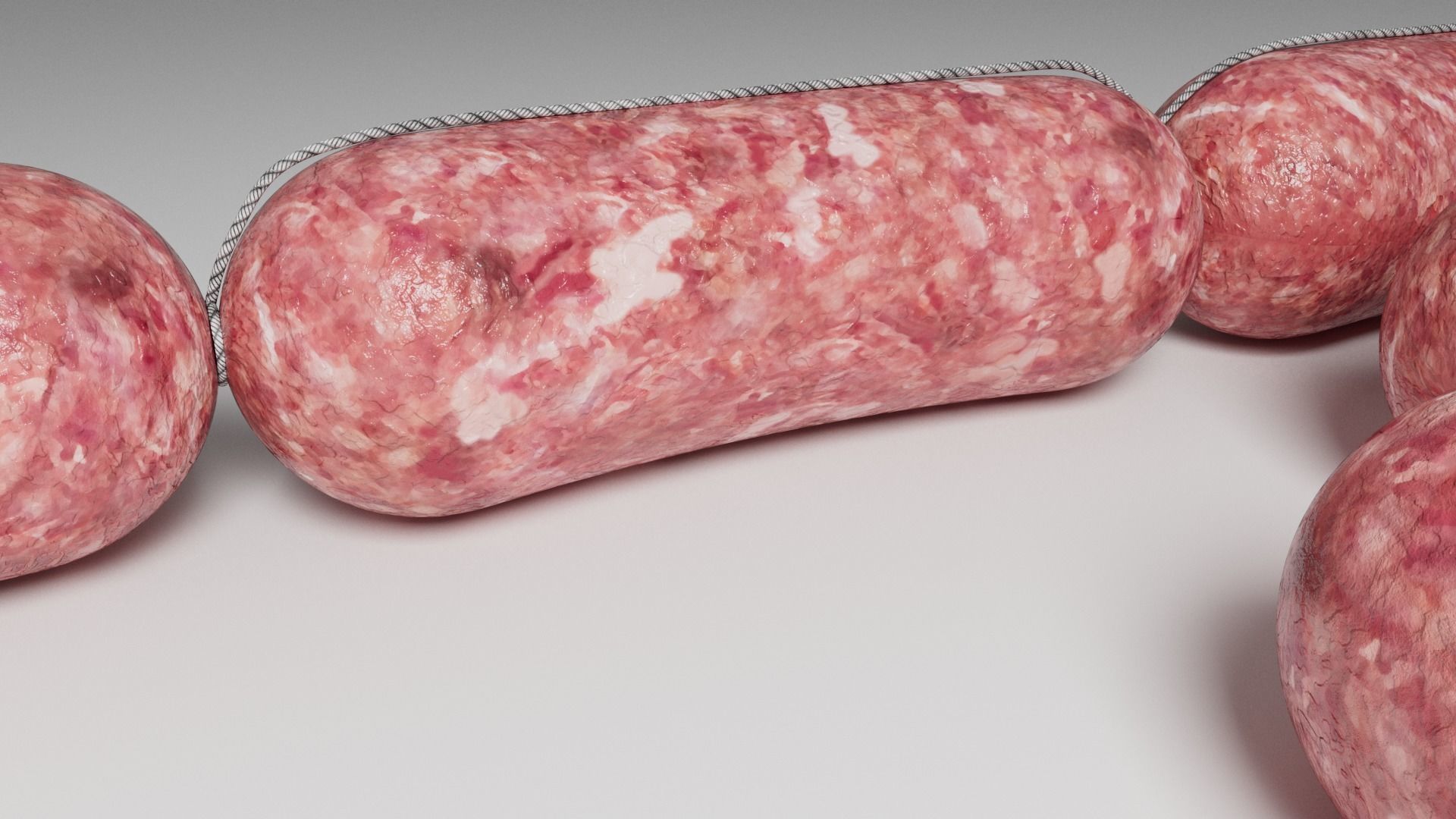 Sausage 3D model_4