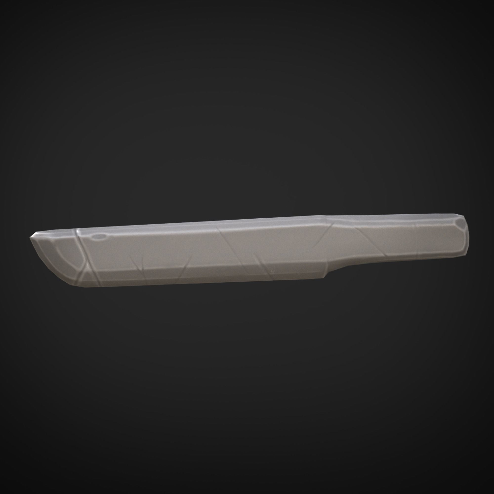 Adventurer Low-poly 3D model_4