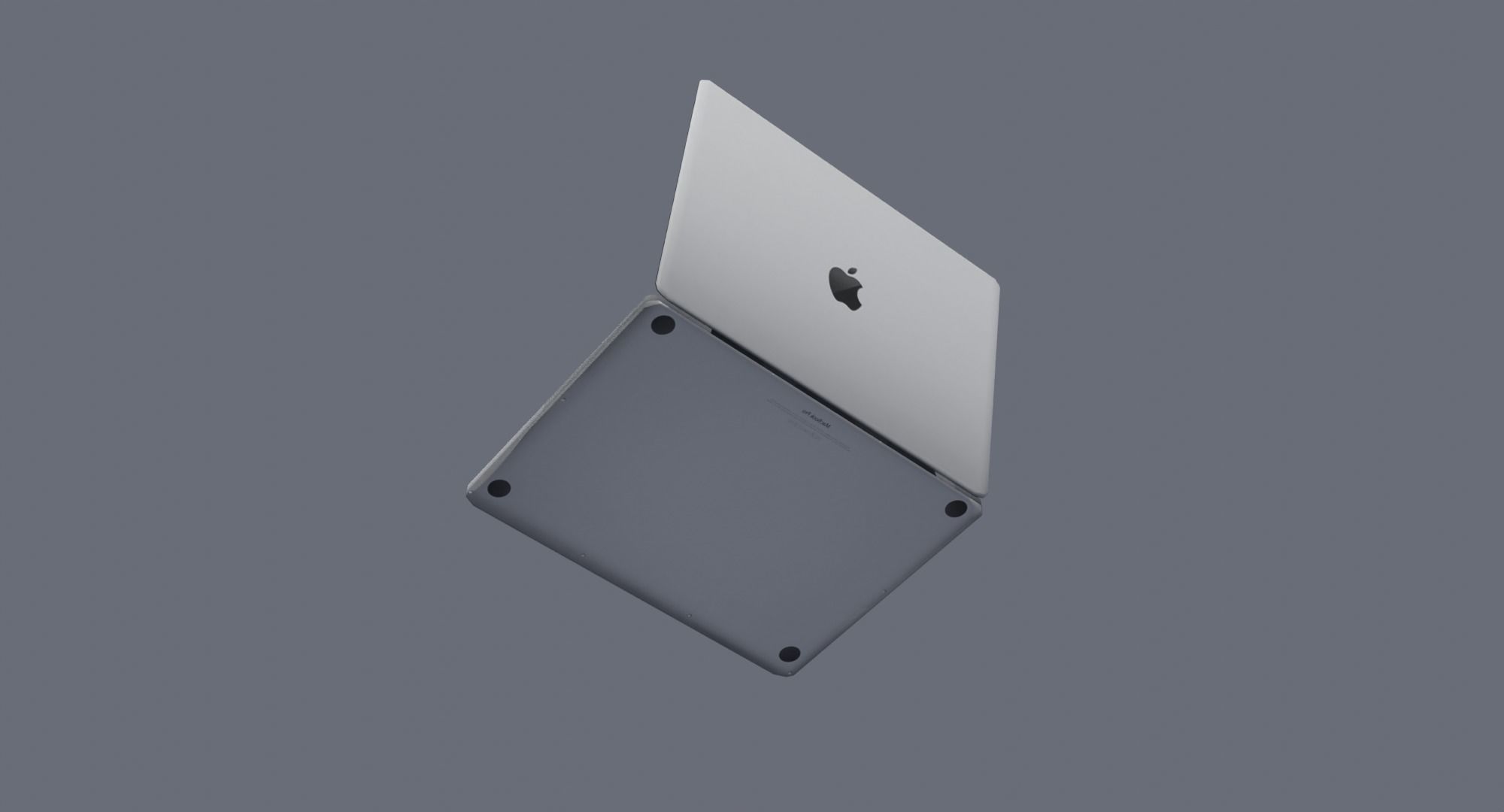 Mackbook Pro - Low Poly Model Low-poly 3D model_4