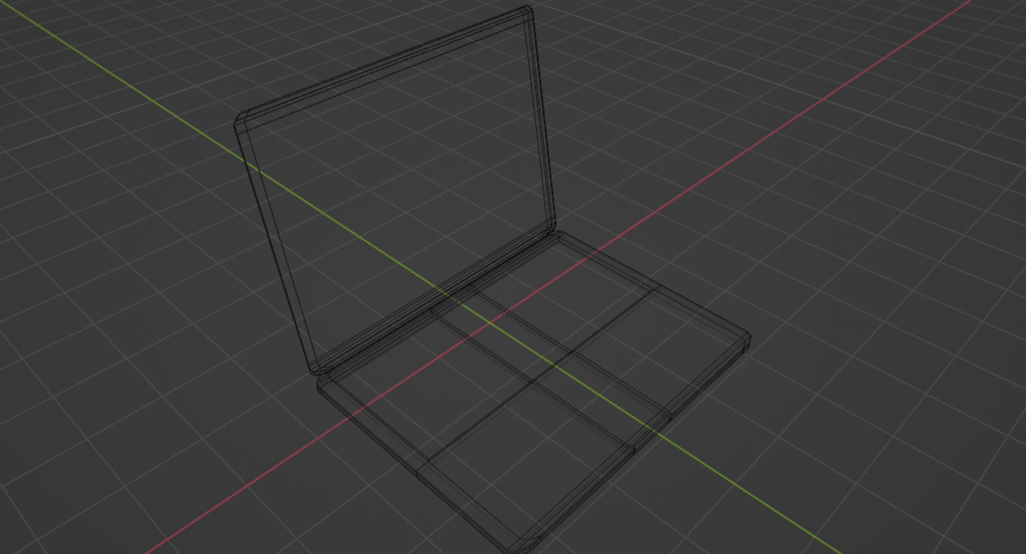 Mackbook Pro - Low Poly Model Low-poly 3D model_6
