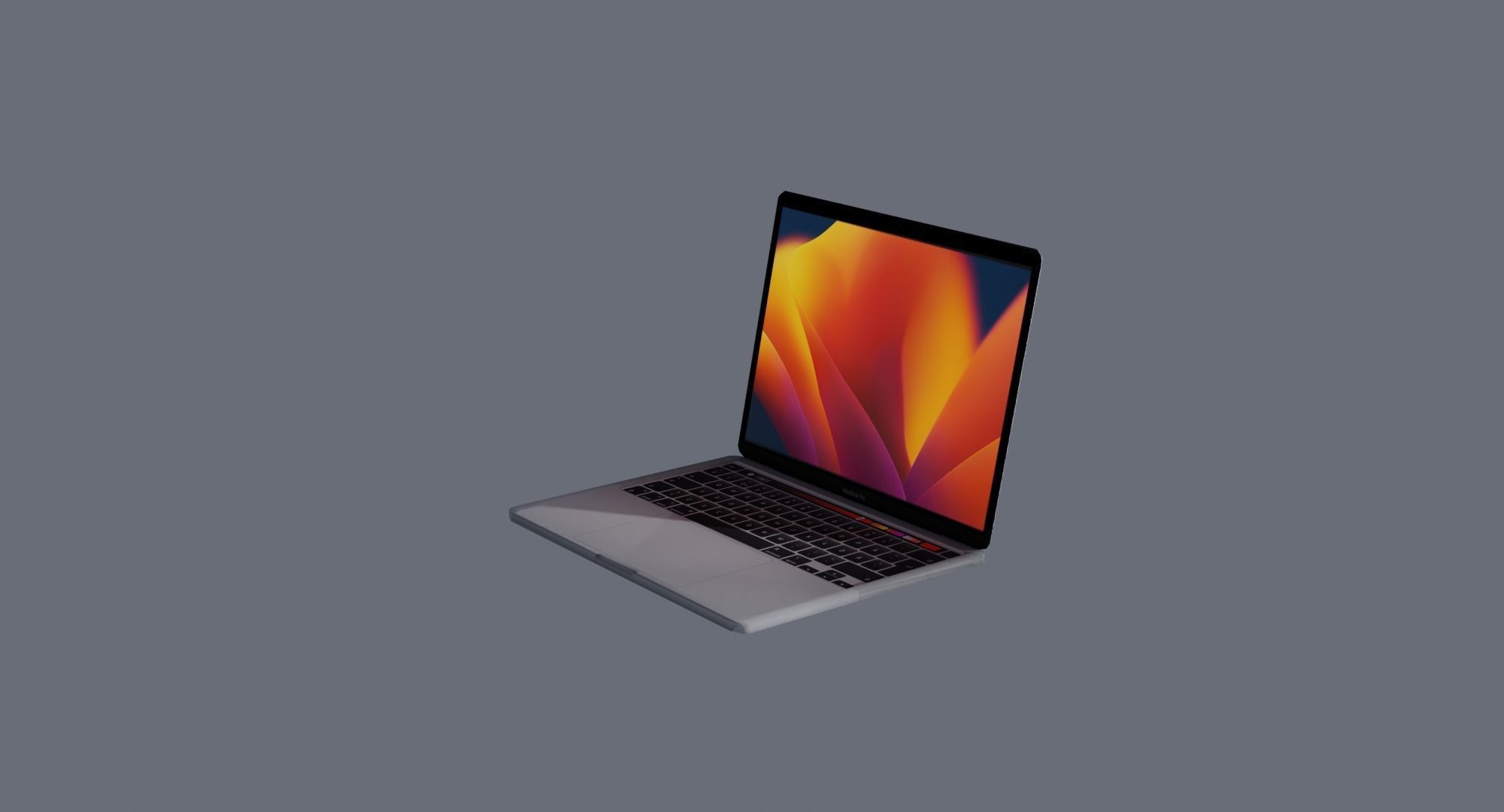 Mackbook Pro - Low Poly Model Low-poly 3D model_5