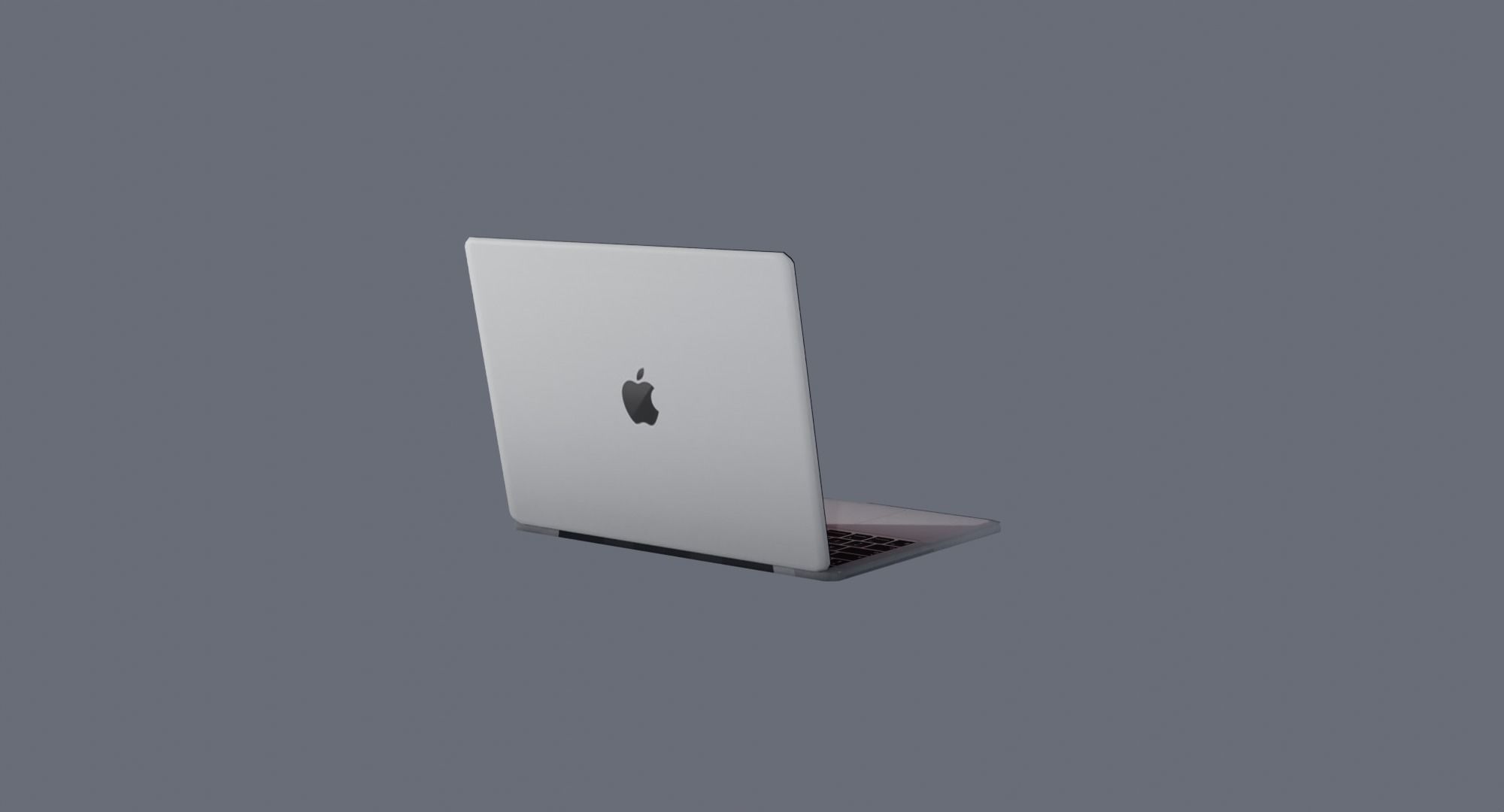 Mackbook Pro - Low Poly Model Low-poly 3D model_3