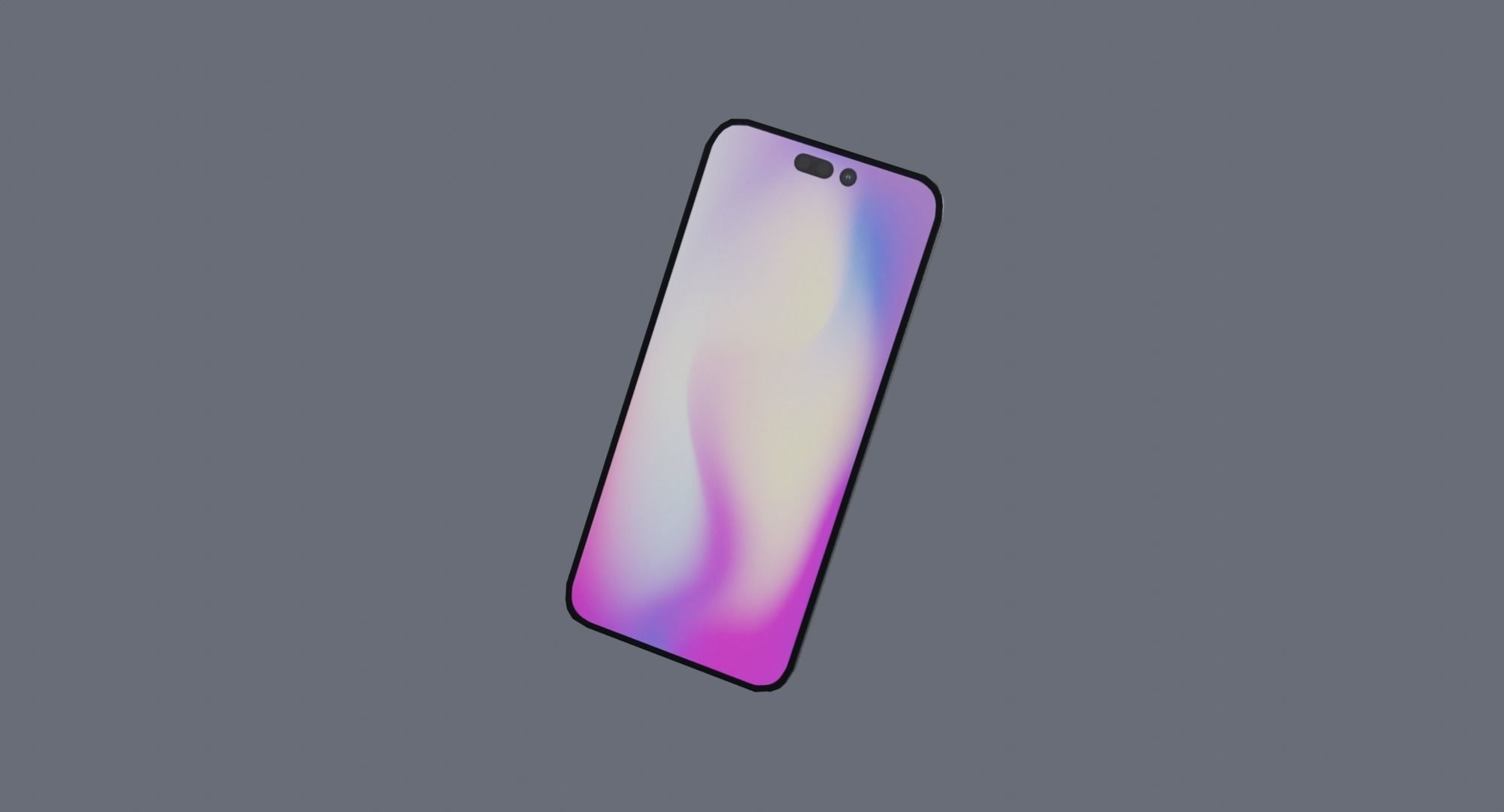 Iphone - Low Poly Model Low-poly 3D model_1