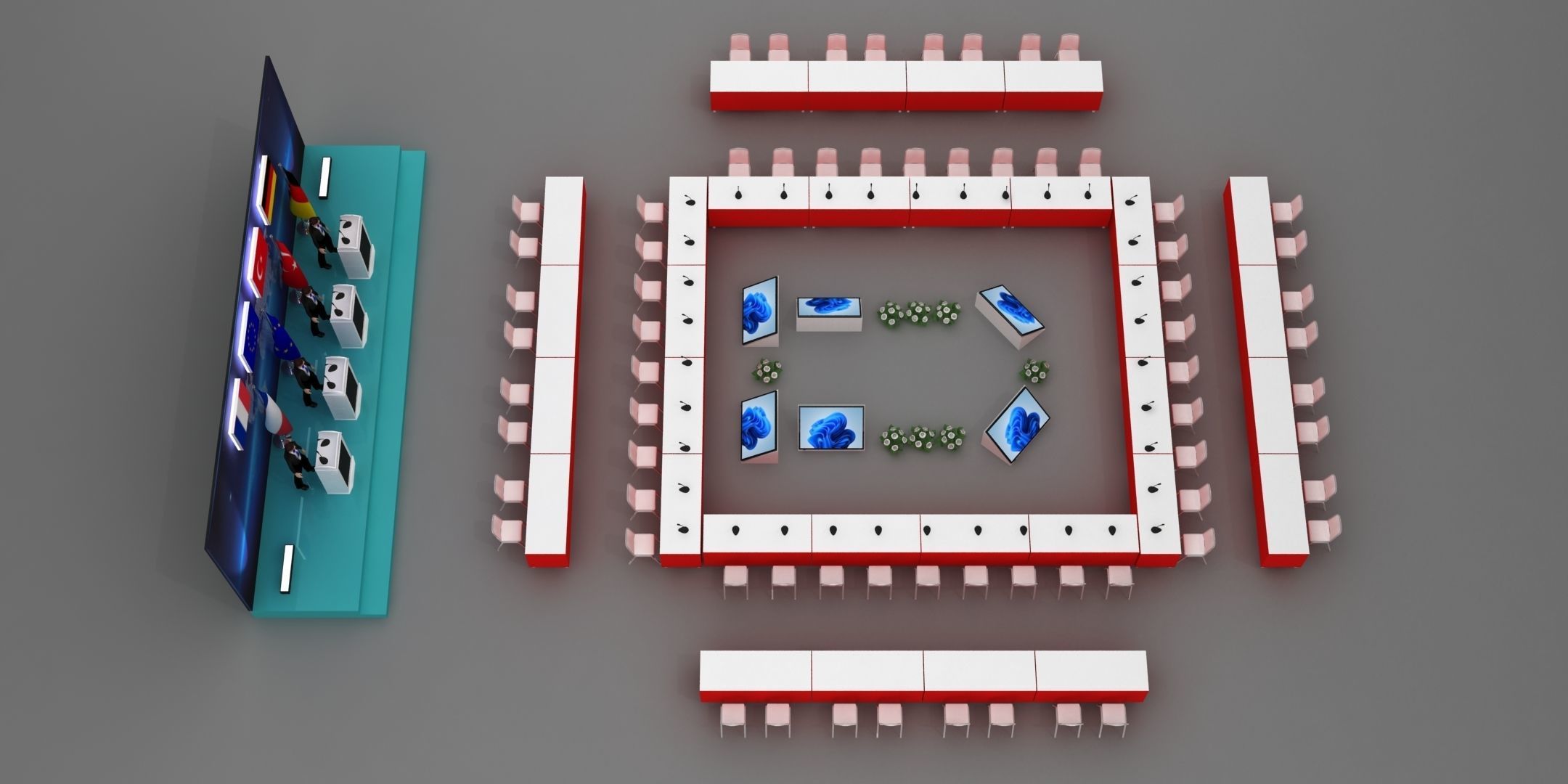 International Meeting Stage Setup 003 3D model_6