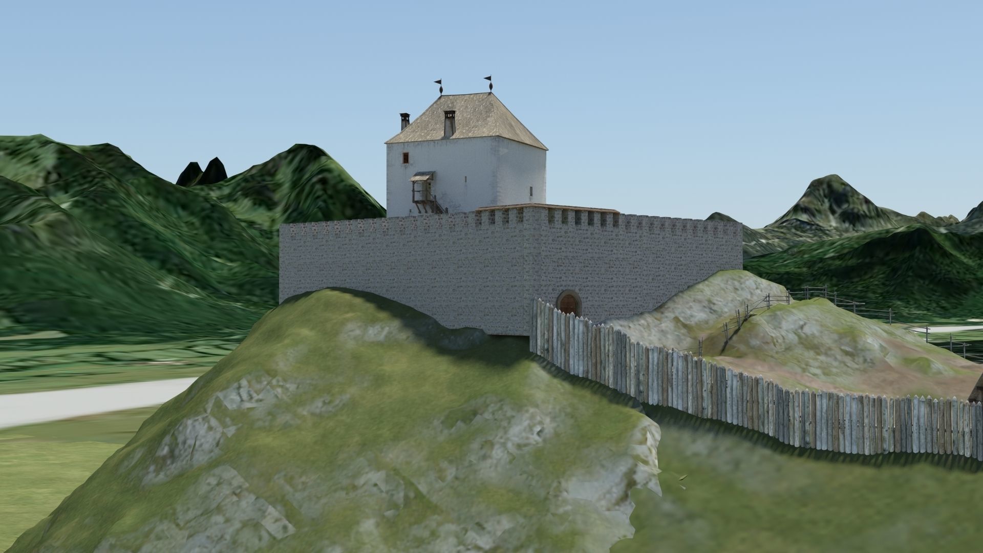 Medieval Pietra Rasa Wall PBR-Texture Texture_9