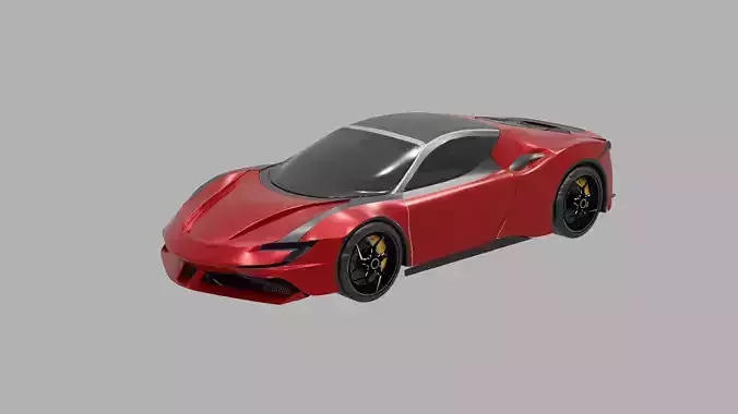 Ferrari SF90 - 3D Model