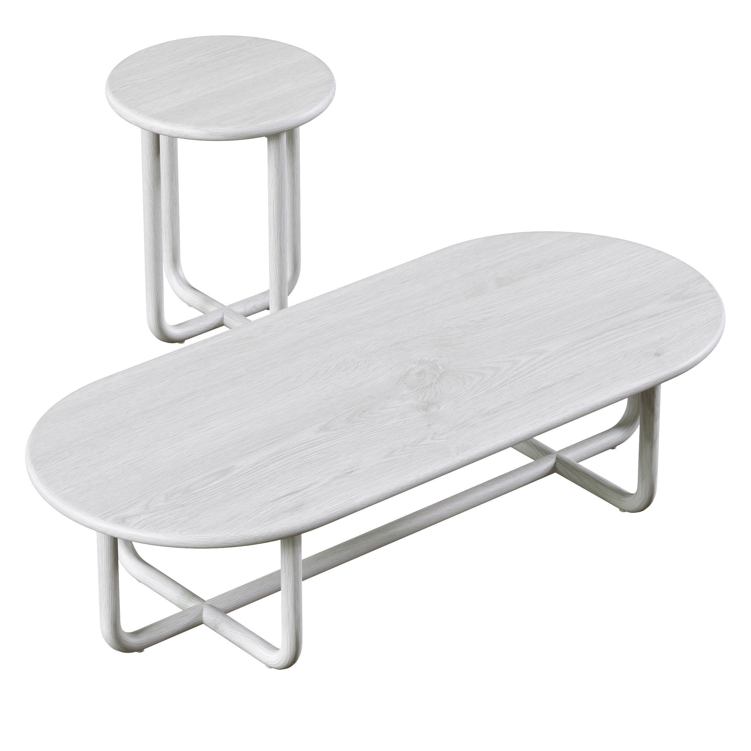 Jones Cross Coffee Side Table by The Hotel Space 3D model_1
