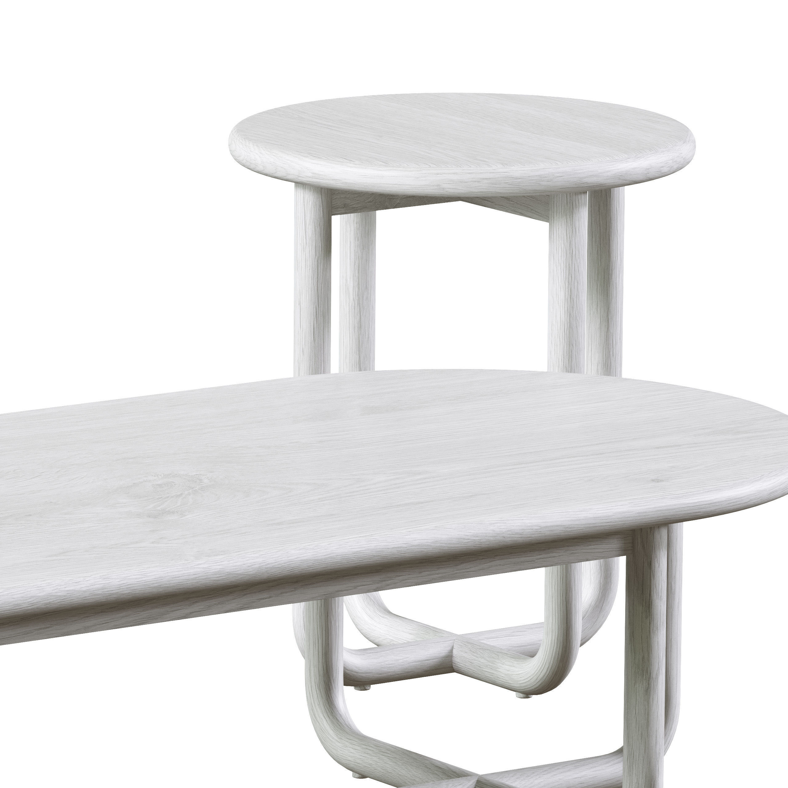 Jones Cross Coffee Side Table by The Hotel Space 3D model_2