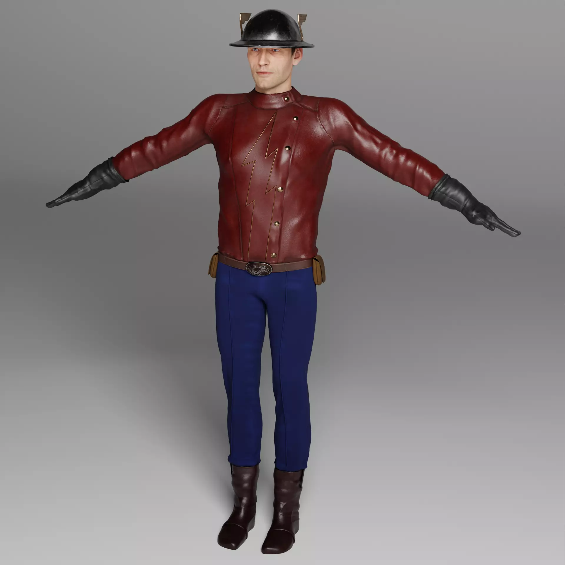 DC Comics - Jay Garrick The Flash 3D Model 3D model