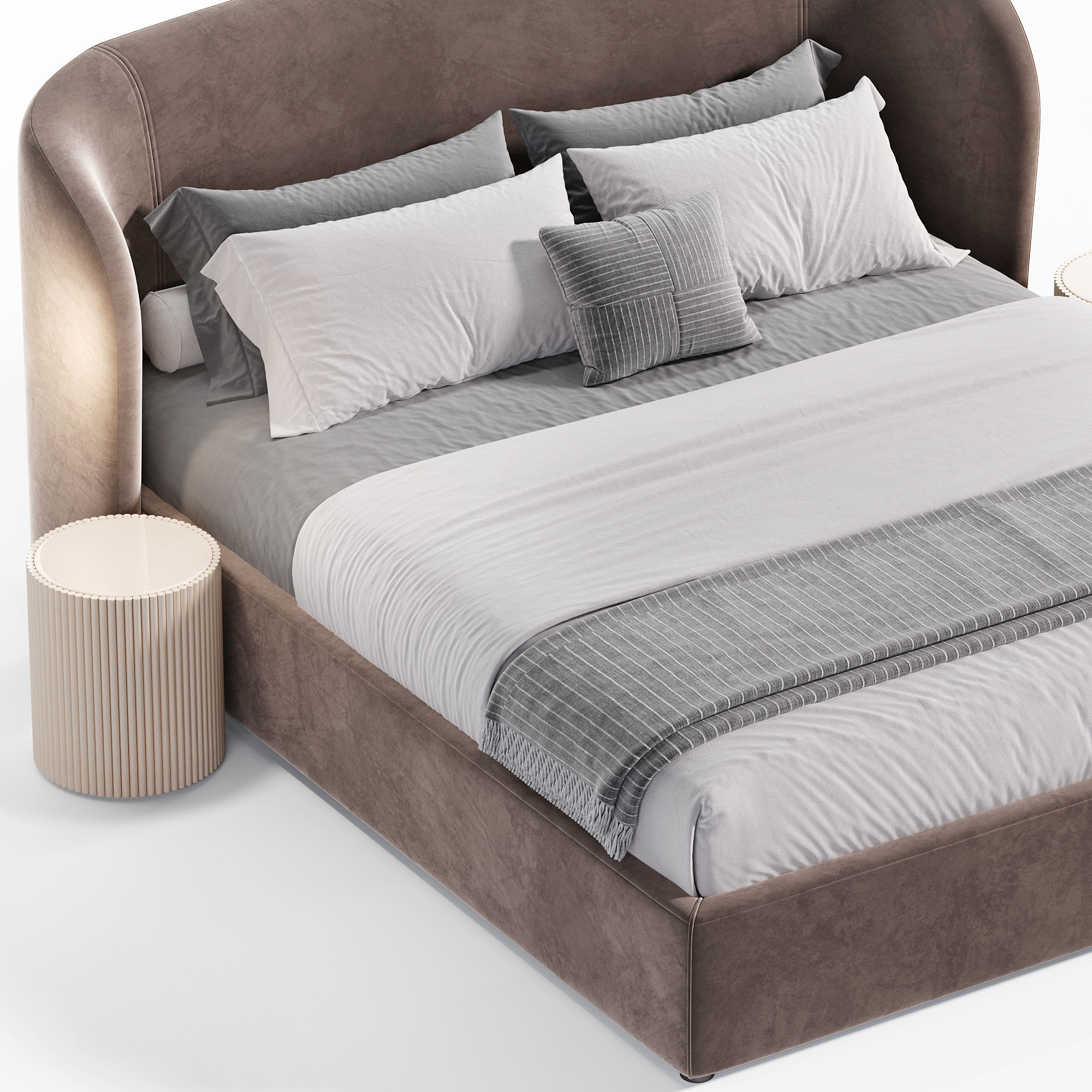 Fortune bed by Stylich club 3D model_4