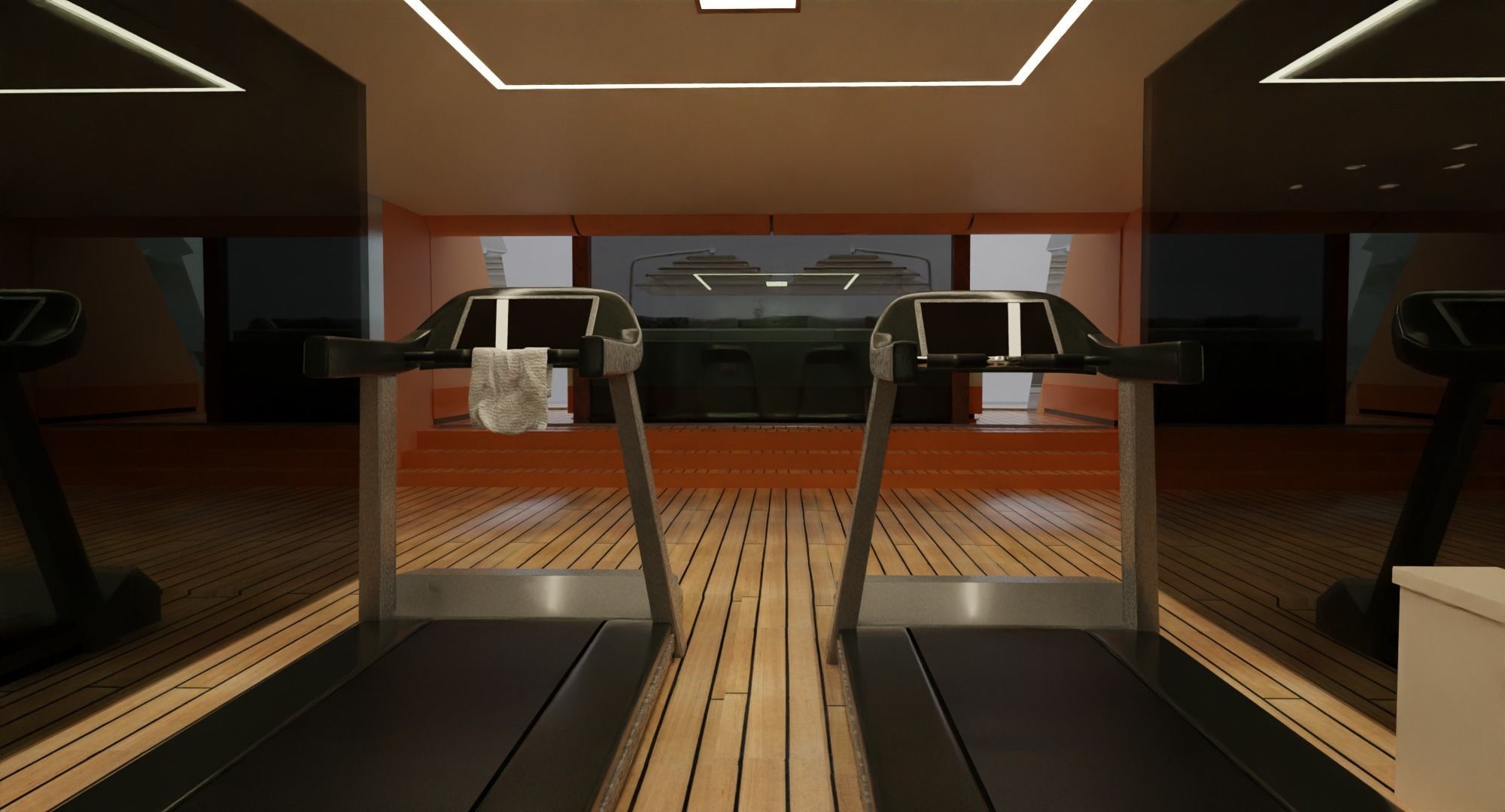 Alia Yachts Samurai - Yacht with full Interior Low-poly 3D model_9