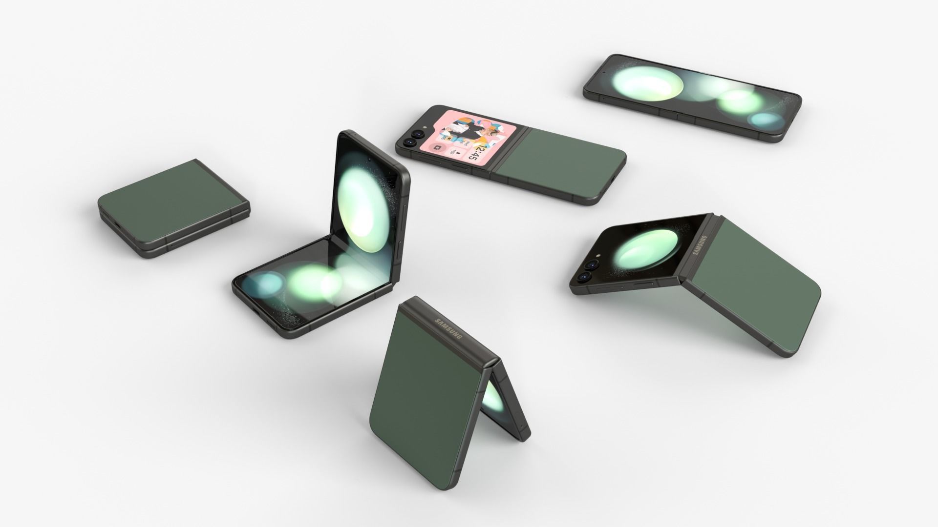 Full Collection Samsung Galaxy Z Flip 5 3D model_15