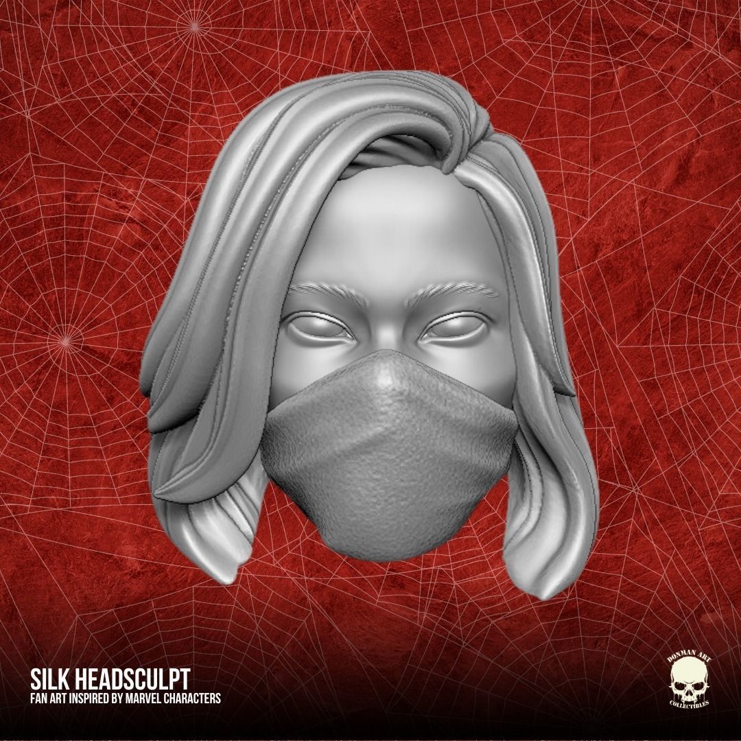 Silk Fan Art 3D printable File For Action Figure 3D print model_11