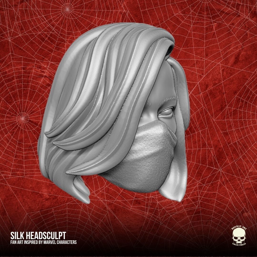 Silk Fan Art 3D printable File For Action Figure 3D print model_4