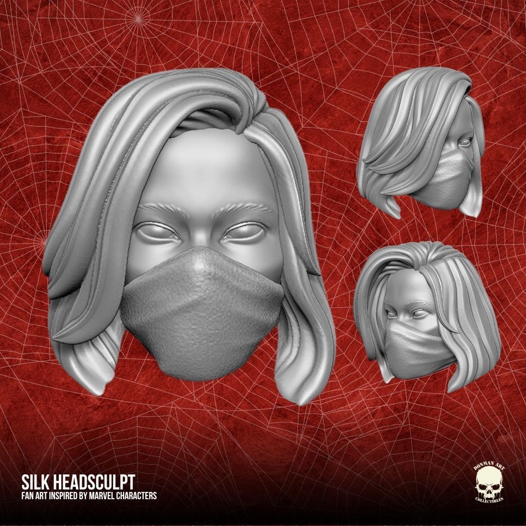 Silk Fan Art 3D printable File For Action Figure 3D print model_19