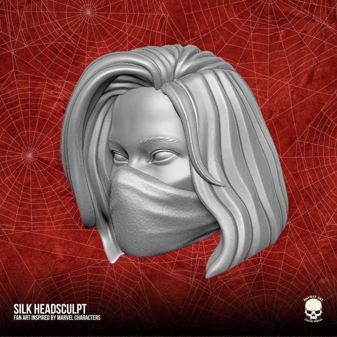 Silk Fan Art 3D printable File For Action Figure 3D print model_6