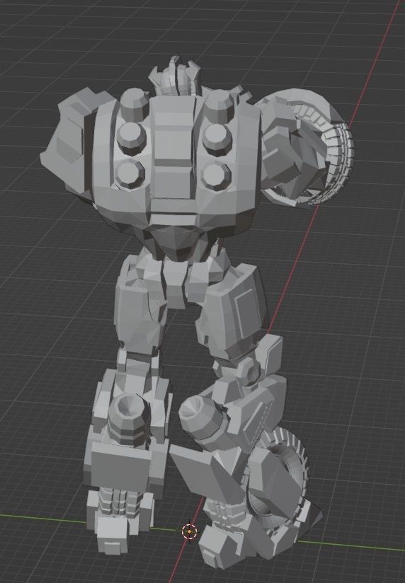 Jazz Fall of Cybertron pose 2 3D print model_1