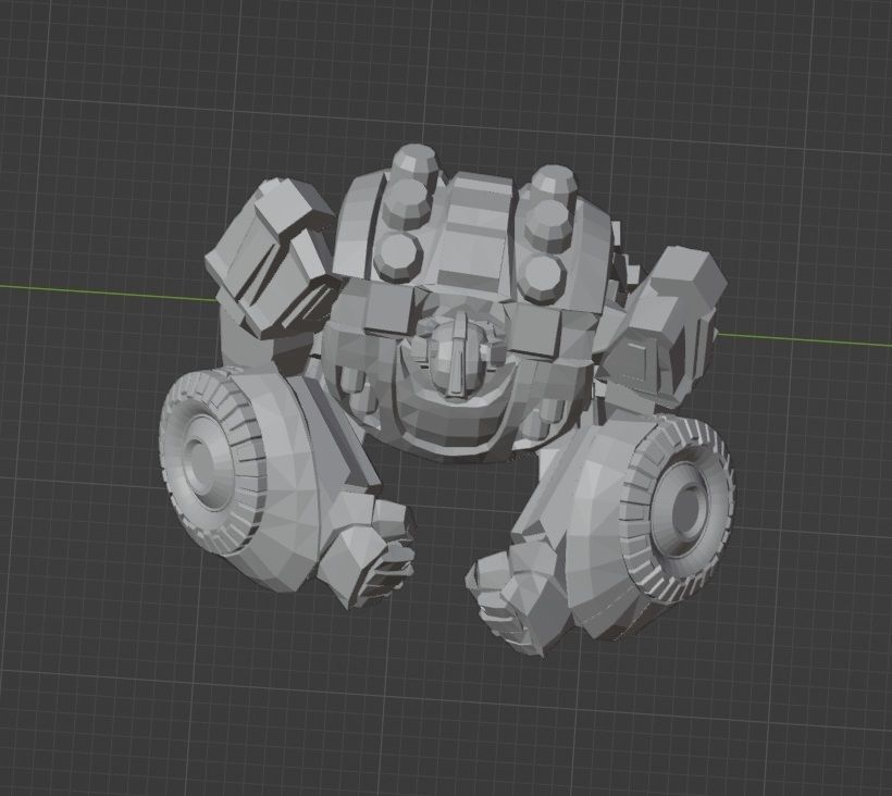Jazz Fall of Cybertron pose 3 3D print model_2