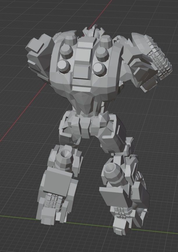 Jazz Fall of Cybertron pose 3 3D print model_1