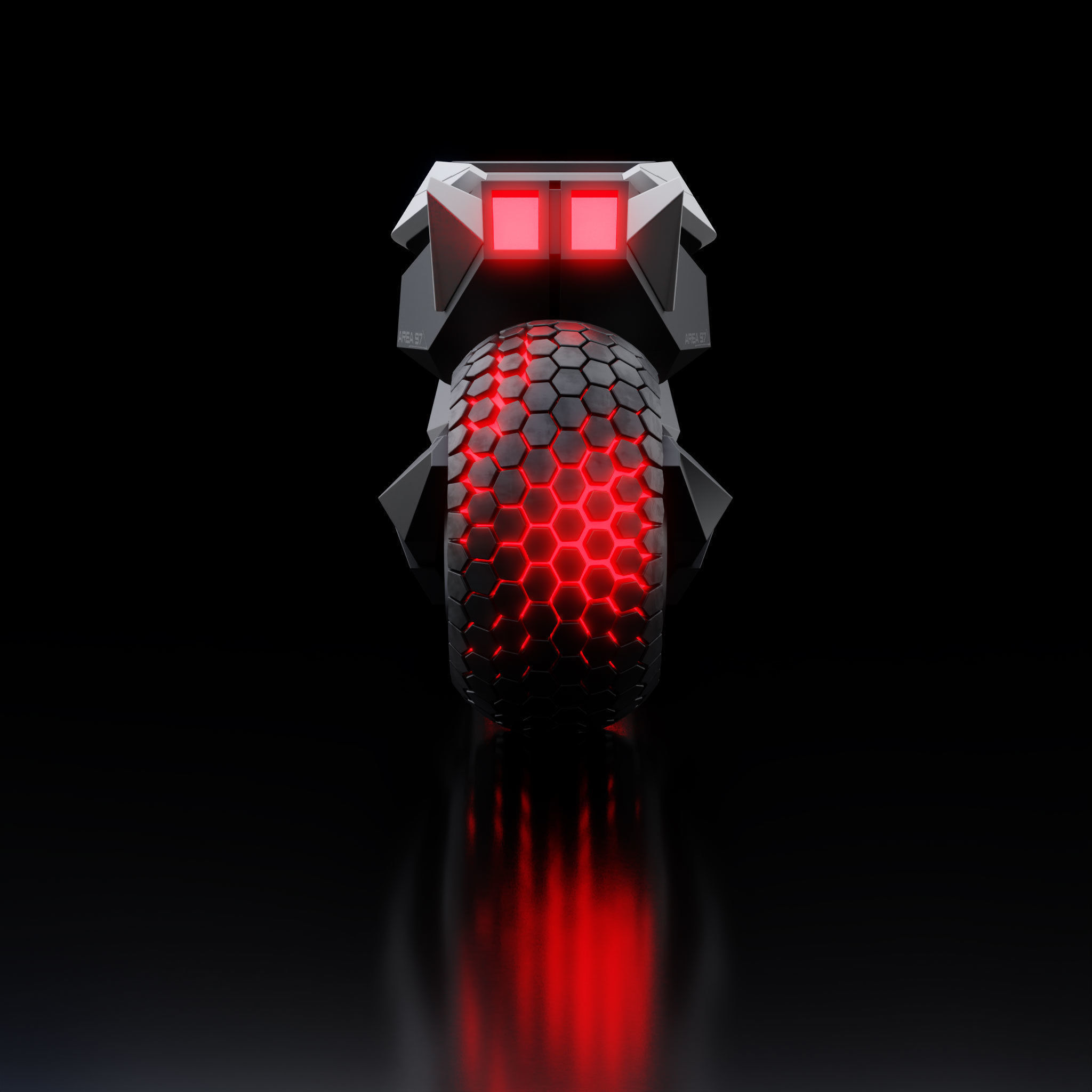 motorcycle robot 3D model_5