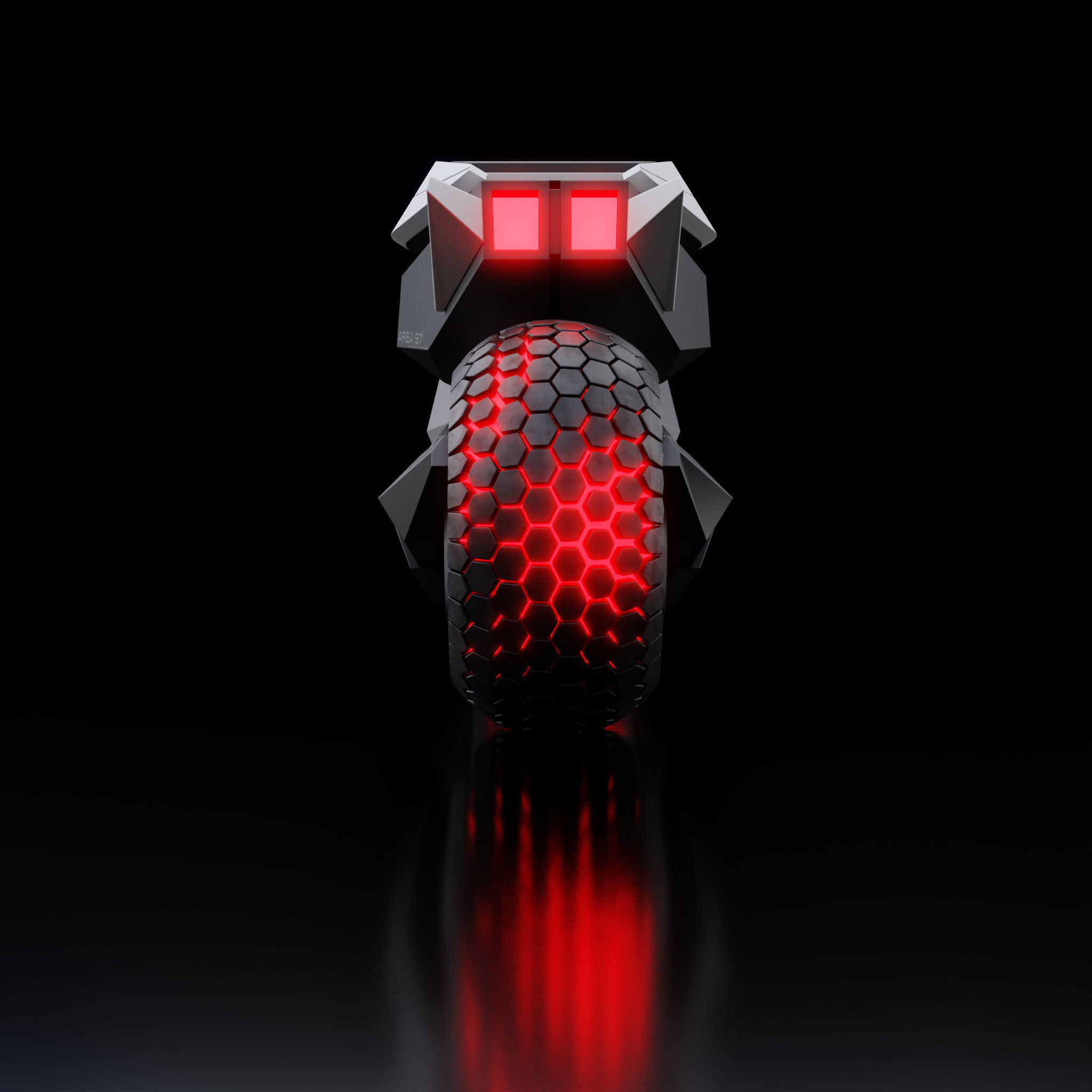 motorcycle robot 3D model_4