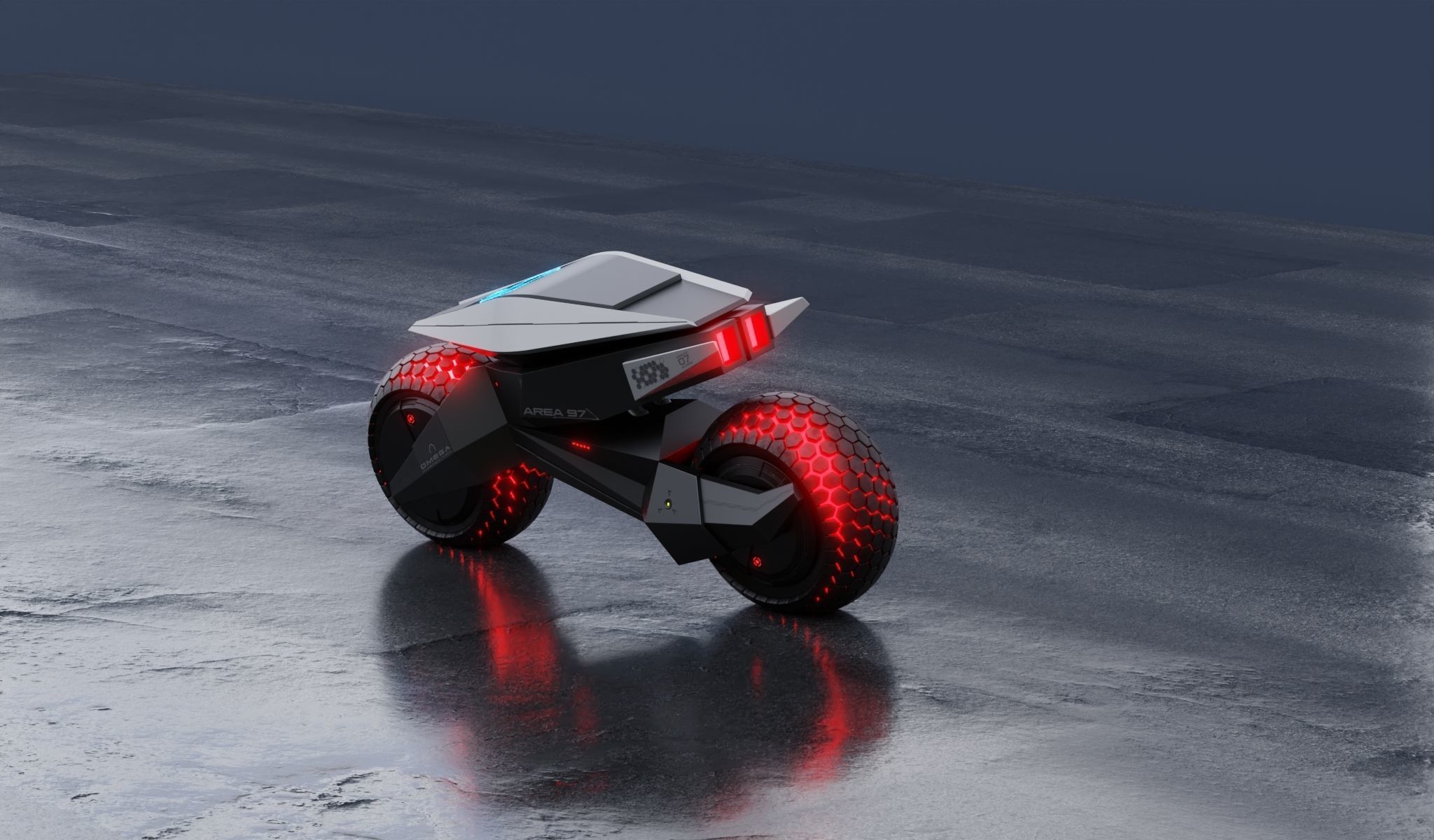 motorcycle robot 3D model_23