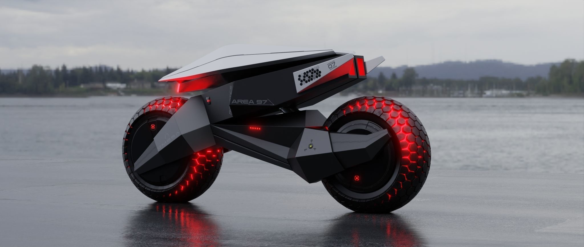 motorcycle robot 3D model_11